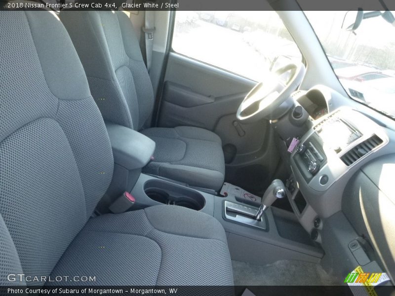 Glacier White / Steel 2018 Nissan Frontier S Crew Cab 4x4