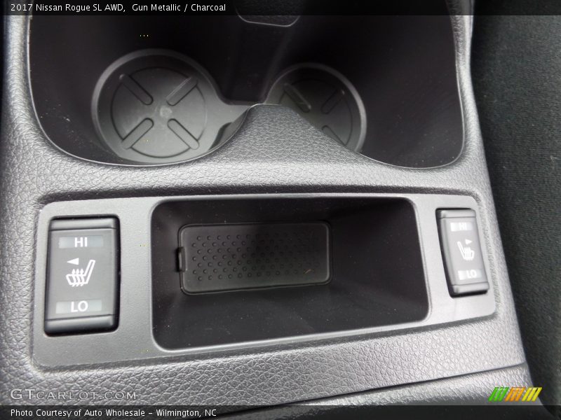 Gun Metallic / Charcoal 2017 Nissan Rogue SL AWD