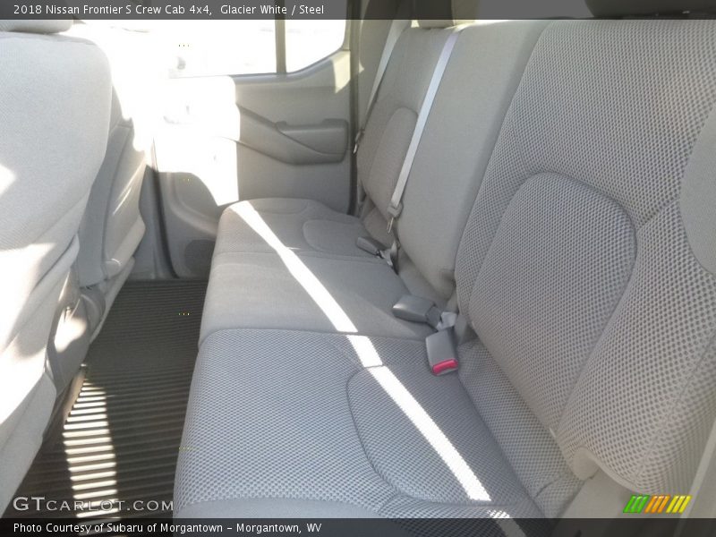Glacier White / Steel 2018 Nissan Frontier S Crew Cab 4x4