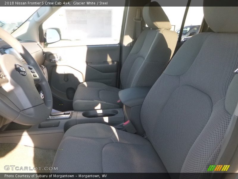 Glacier White / Steel 2018 Nissan Frontier S Crew Cab 4x4