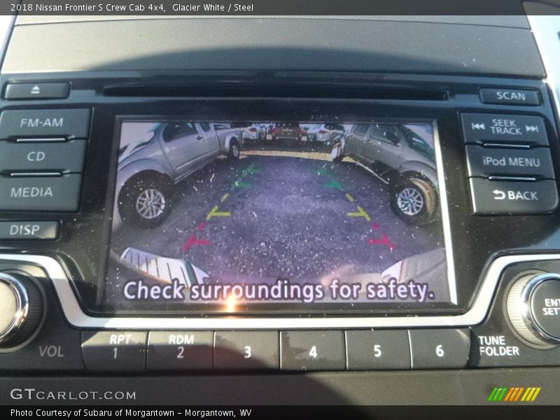Glacier White / Steel 2018 Nissan Frontier S Crew Cab 4x4