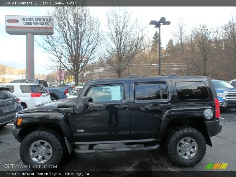 Black / Ebony/Pewter 2009 Hummer H3