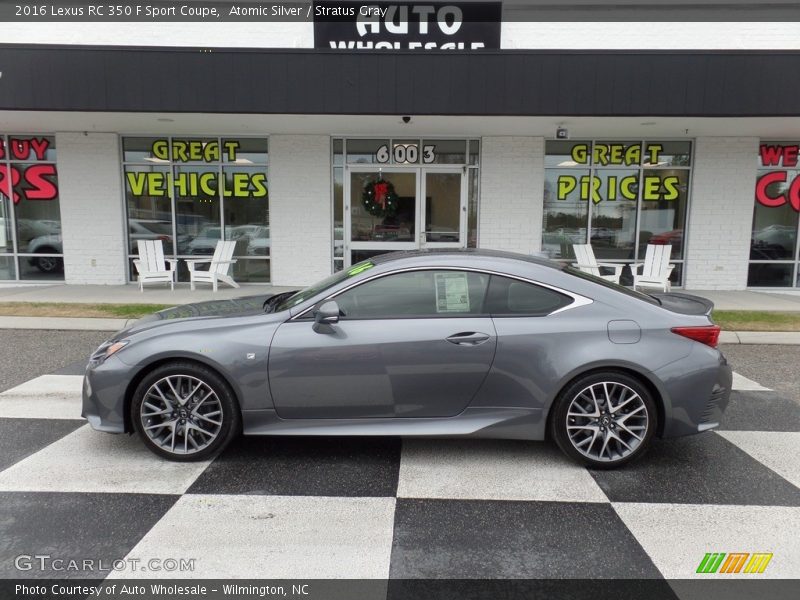 Atomic Silver / Stratus Gray 2016 Lexus RC 350 F Sport Coupe