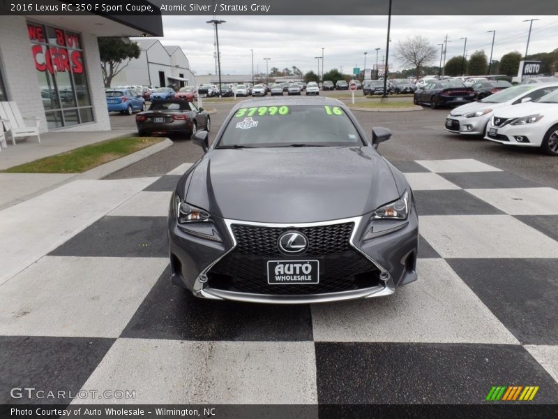 Atomic Silver / Stratus Gray 2016 Lexus RC 350 F Sport Coupe