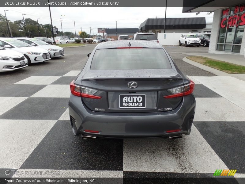 Atomic Silver / Stratus Gray 2016 Lexus RC 350 F Sport Coupe