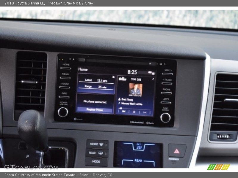 Predawn Gray Mica / Gray 2018 Toyota Sienna LE