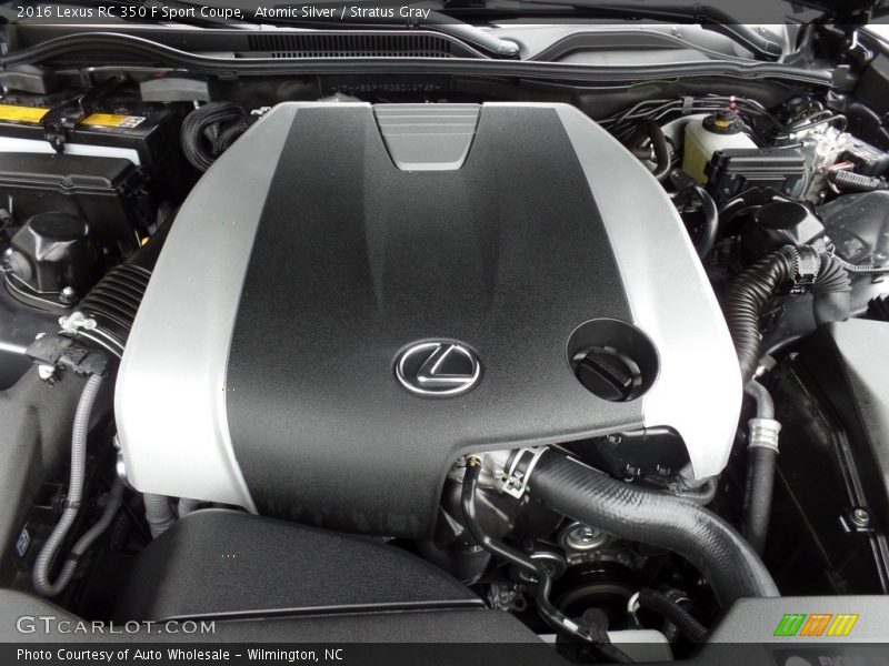 Atomic Silver / Stratus Gray 2016 Lexus RC 350 F Sport Coupe