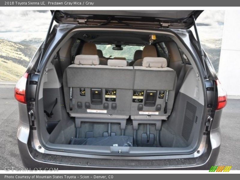 Predawn Gray Mica / Gray 2018 Toyota Sienna LE