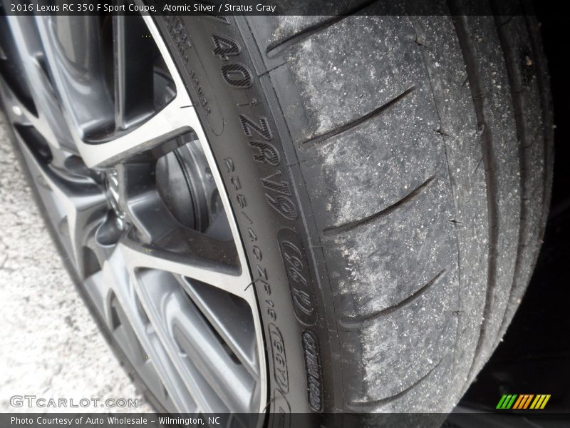 Atomic Silver / Stratus Gray 2016 Lexus RC 350 F Sport Coupe