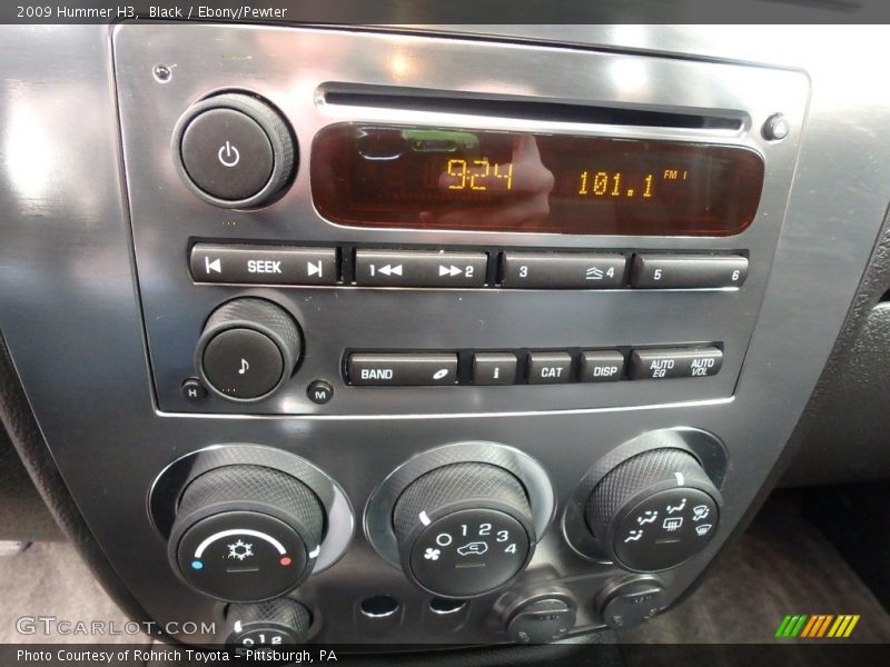 Black / Ebony/Pewter 2009 Hummer H3