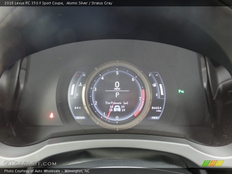 Atomic Silver / Stratus Gray 2016 Lexus RC 350 F Sport Coupe
