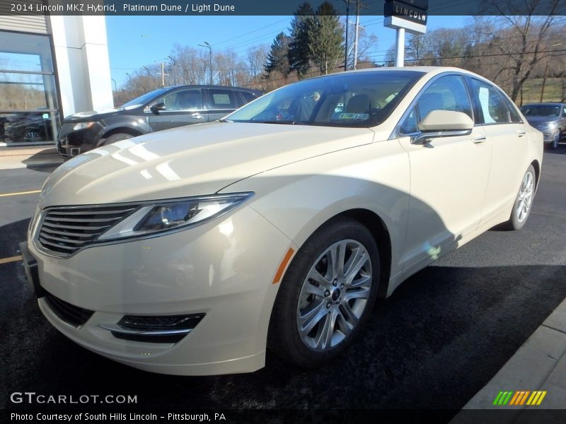 Platinum Dune / Light Dune 2014 Lincoln MKZ Hybrid