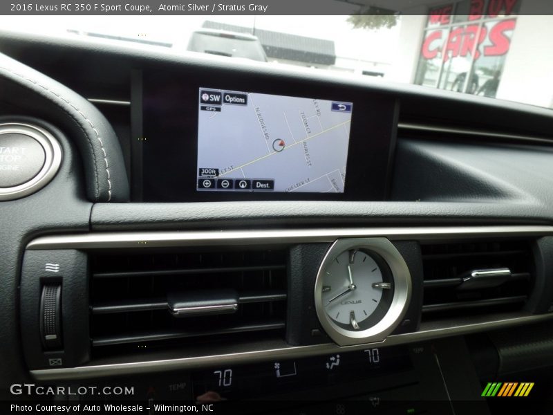 Atomic Silver / Stratus Gray 2016 Lexus RC 350 F Sport Coupe
