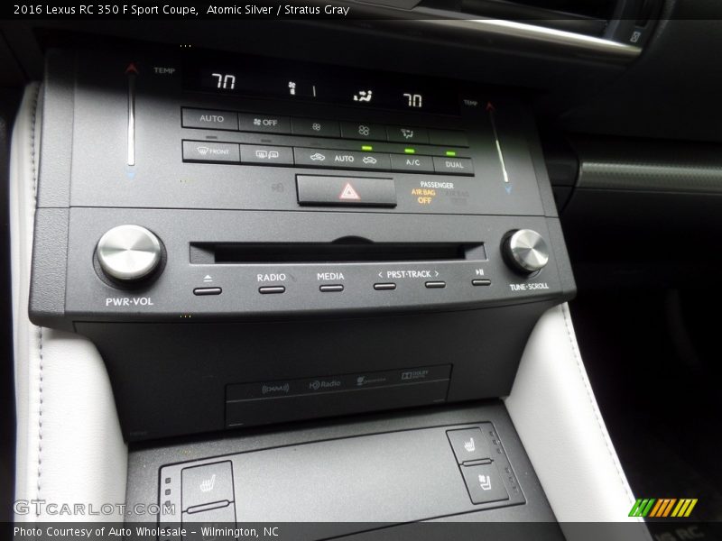 Atomic Silver / Stratus Gray 2016 Lexus RC 350 F Sport Coupe