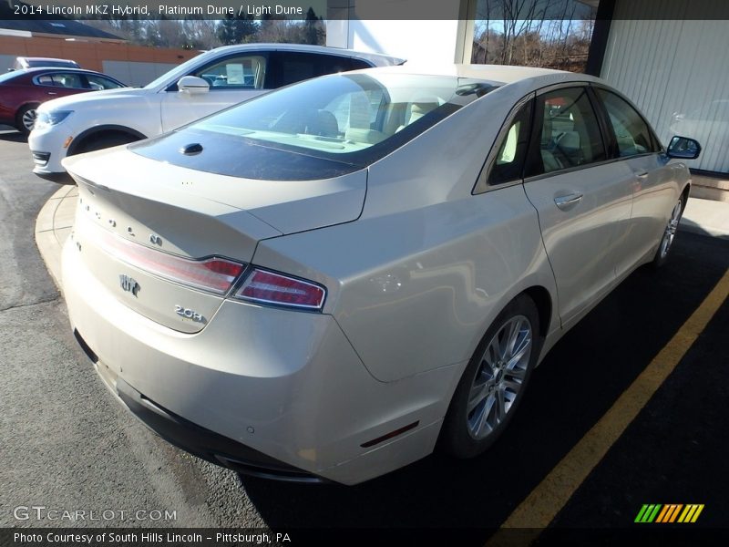 Platinum Dune / Light Dune 2014 Lincoln MKZ Hybrid