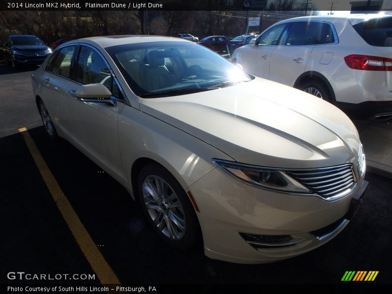 Platinum Dune / Light Dune 2014 Lincoln MKZ Hybrid