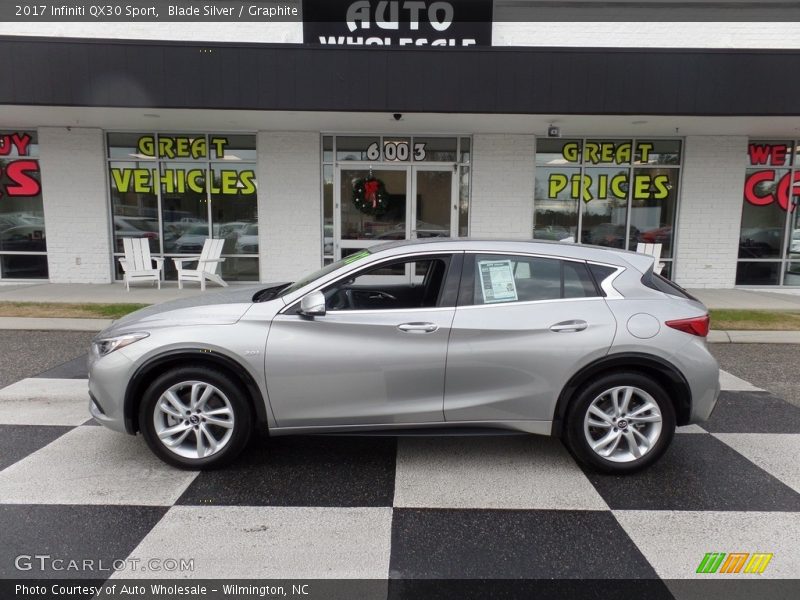 Blade Silver / Graphite 2017 Infiniti QX30 Sport