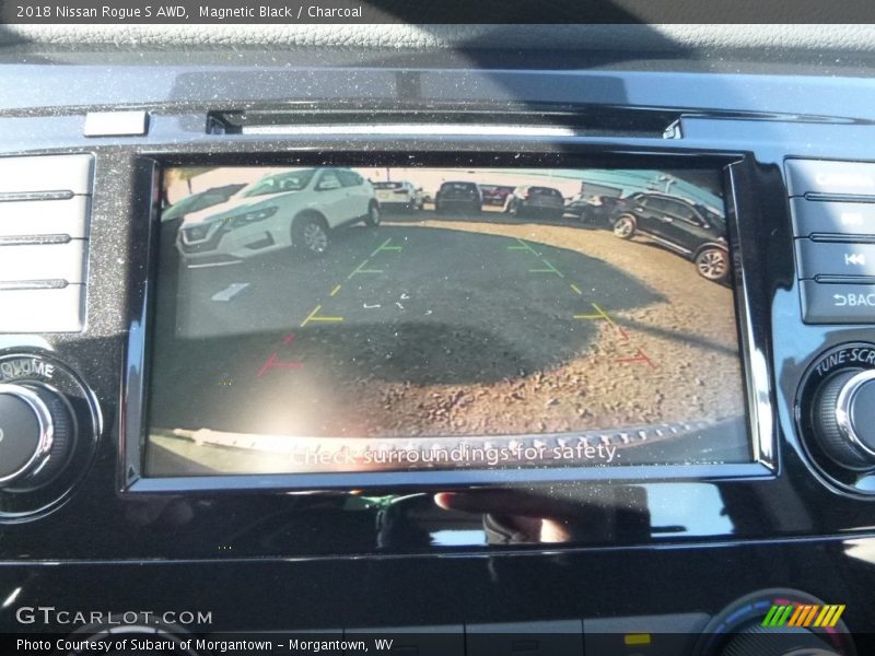 Magnetic Black / Charcoal 2018 Nissan Rogue S AWD