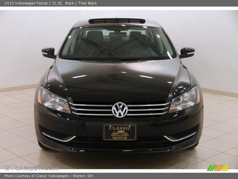Black / Titan Black 2013 Volkswagen Passat 2.5L SE