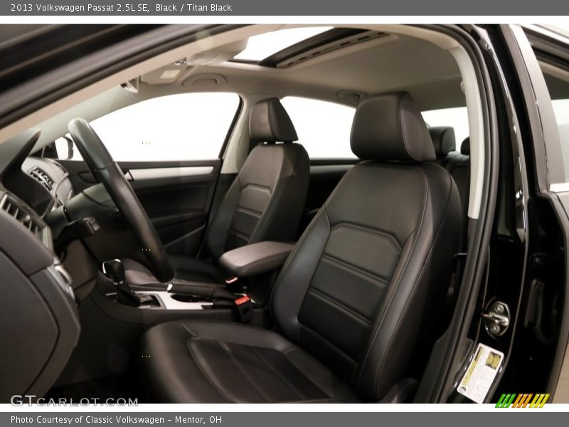 Black / Titan Black 2013 Volkswagen Passat 2.5L SE