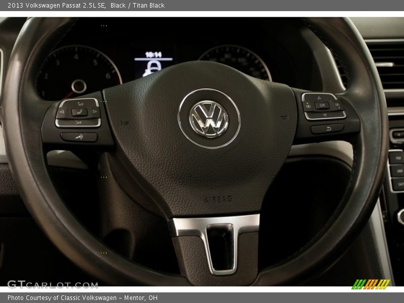 Black / Titan Black 2013 Volkswagen Passat 2.5L SE