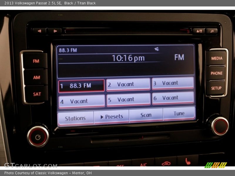 Black / Titan Black 2013 Volkswagen Passat 2.5L SE