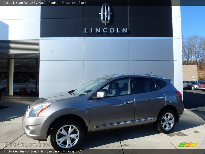 Platinum Graphite / Black 2011 Nissan Rogue SV AWD