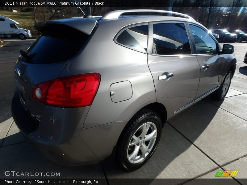 Platinum Graphite / Black 2011 Nissan Rogue SV AWD