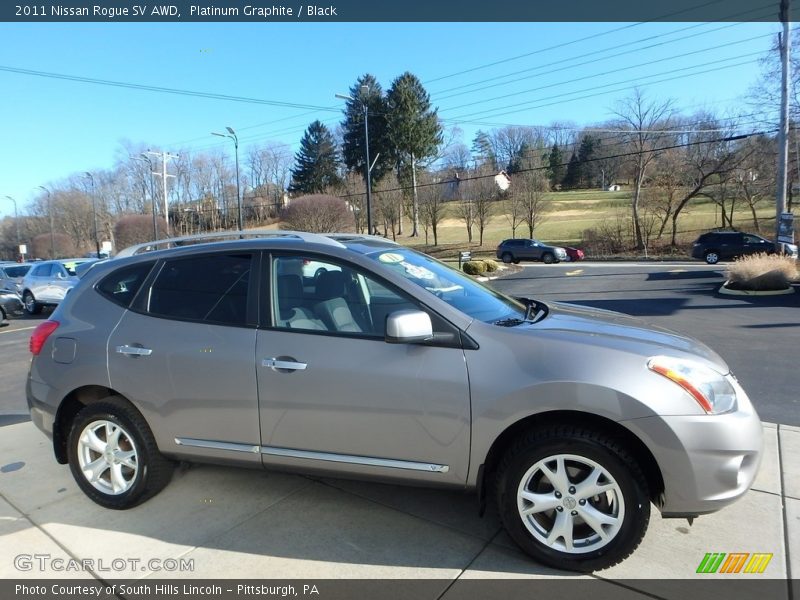 Platinum Graphite / Black 2011 Nissan Rogue SV AWD