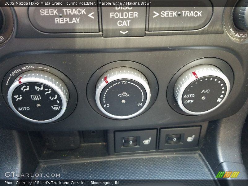 Marble White / Havana Brown 2009 Mazda MX-5 Miata Grand Touring Roadster