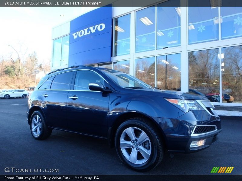 Bali Blue Pearl / Parchment 2013 Acura MDX SH-AWD