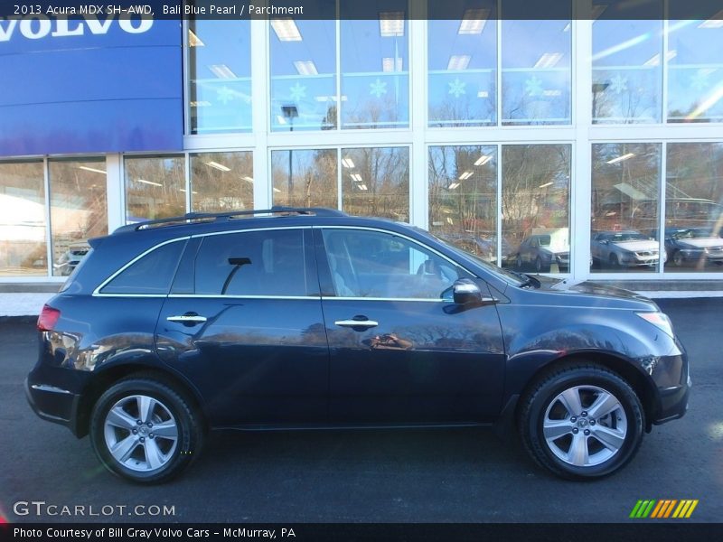 Bali Blue Pearl / Parchment 2013 Acura MDX SH-AWD