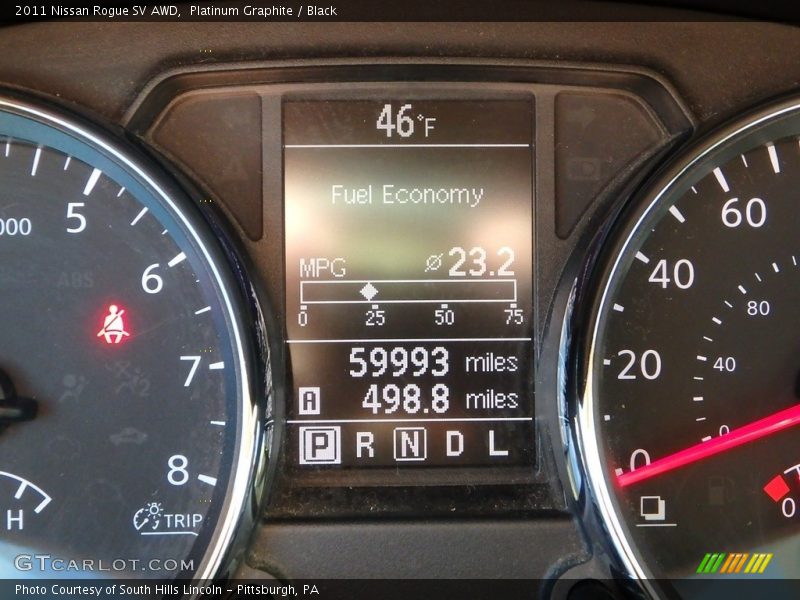 Platinum Graphite / Black 2011 Nissan Rogue SV AWD