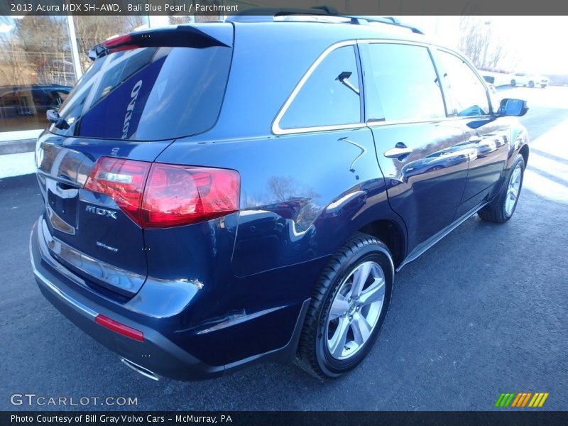 Bali Blue Pearl / Parchment 2013 Acura MDX SH-AWD