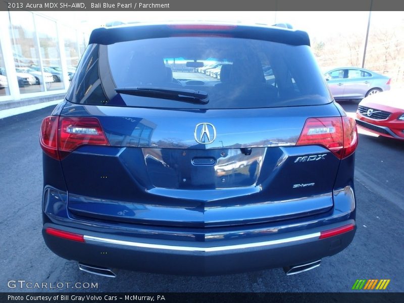 Bali Blue Pearl / Parchment 2013 Acura MDX SH-AWD