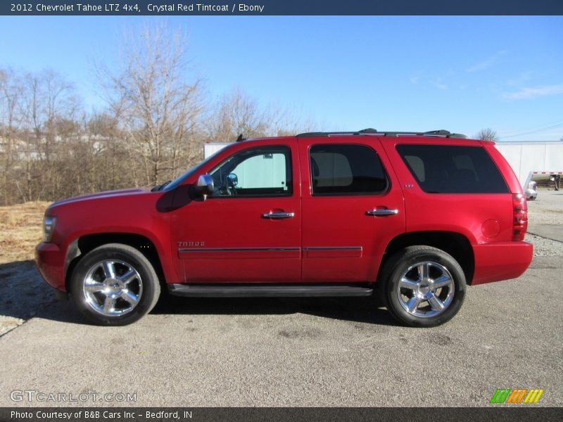 Crystal Red Tintcoat / Ebony 2012 Chevrolet Tahoe LTZ 4x4