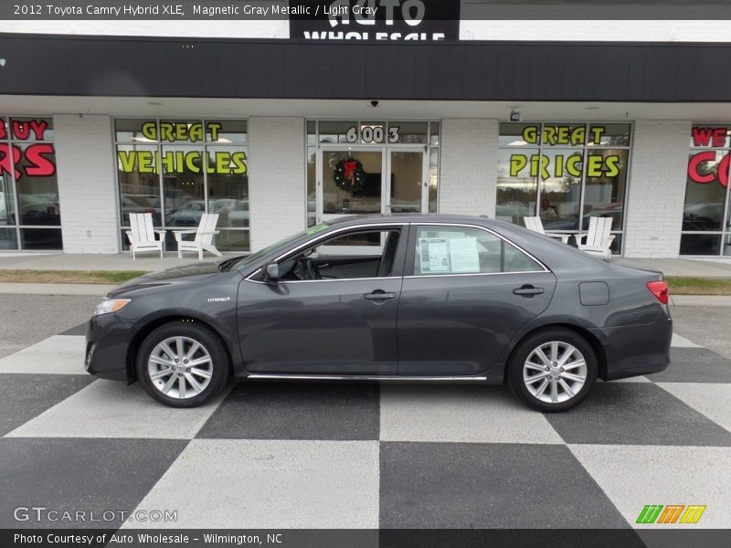 Magnetic Gray Metallic / Light Gray 2012 Toyota Camry Hybrid XLE