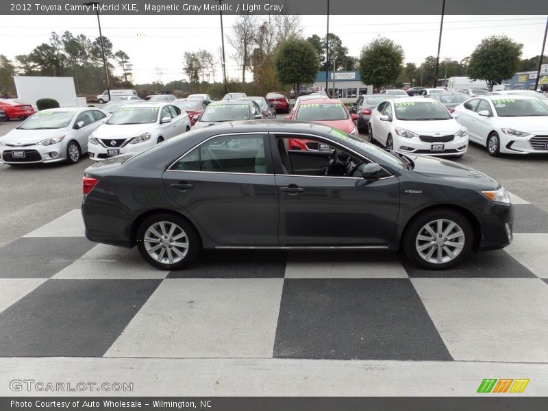Magnetic Gray Metallic / Light Gray 2012 Toyota Camry Hybrid XLE