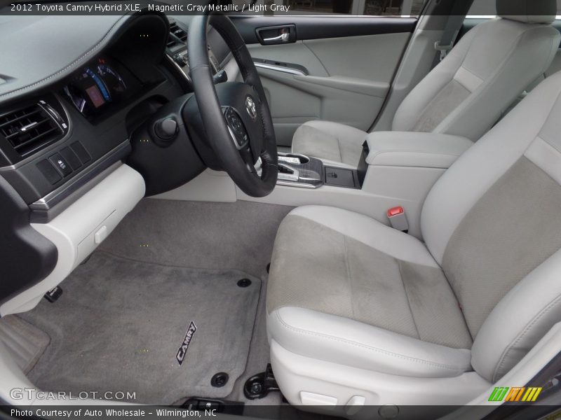 Magnetic Gray Metallic / Light Gray 2012 Toyota Camry Hybrid XLE