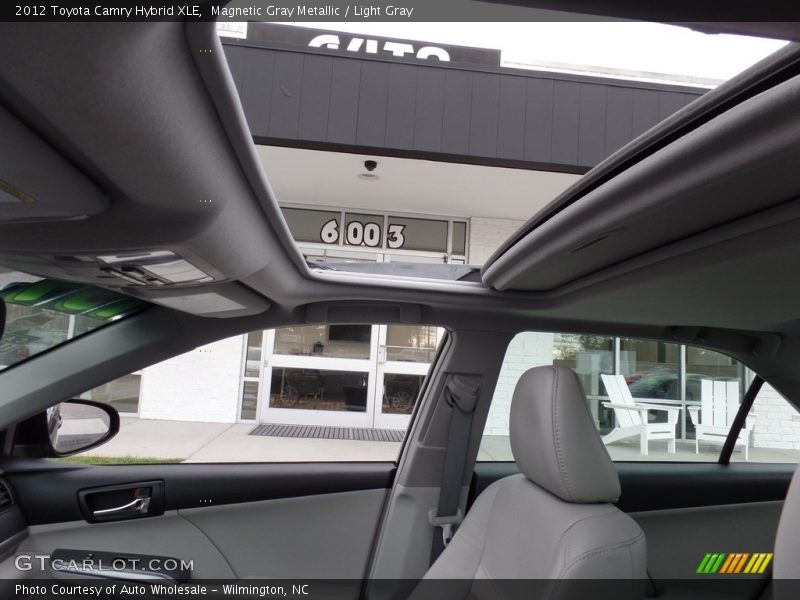 Magnetic Gray Metallic / Light Gray 2012 Toyota Camry Hybrid XLE