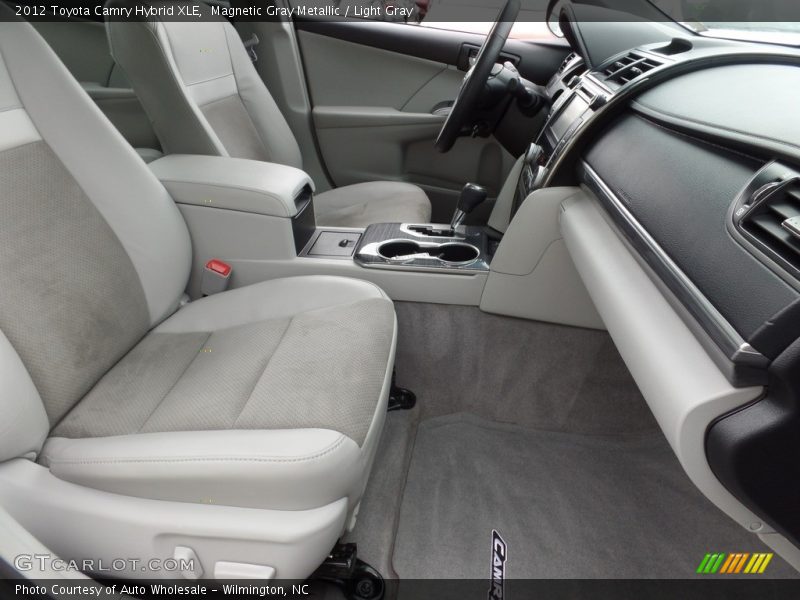 Magnetic Gray Metallic / Light Gray 2012 Toyota Camry Hybrid XLE