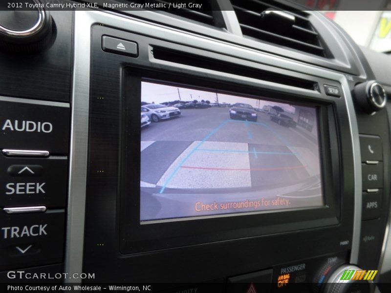 Magnetic Gray Metallic / Light Gray 2012 Toyota Camry Hybrid XLE