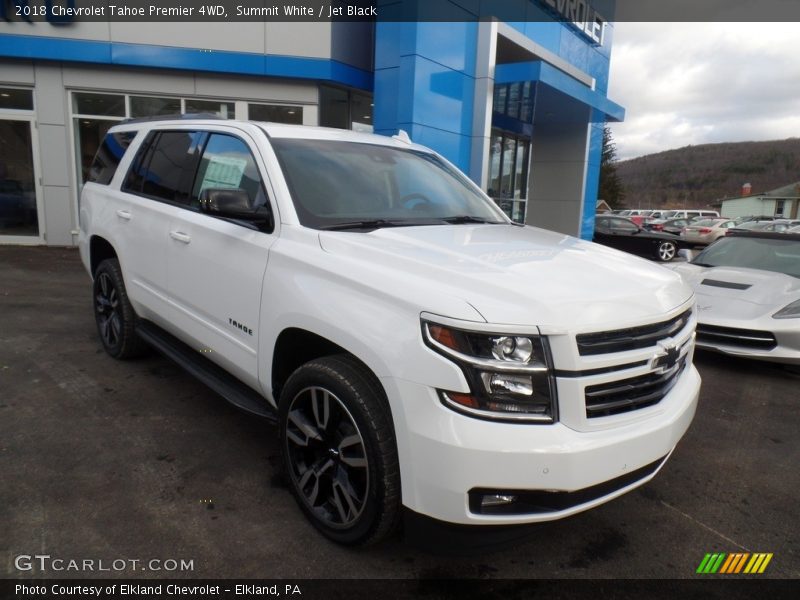 Summit White / Jet Black 2018 Chevrolet Tahoe Premier 4WD