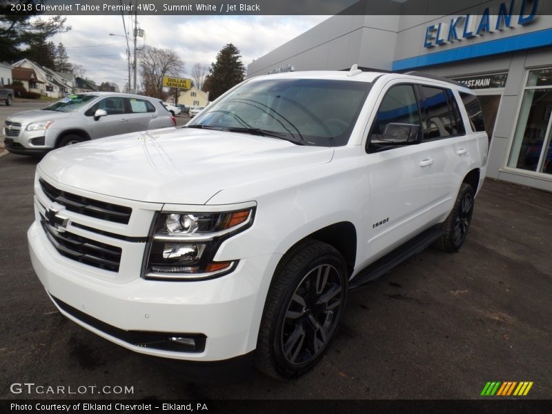 Summit White / Jet Black 2018 Chevrolet Tahoe Premier 4WD