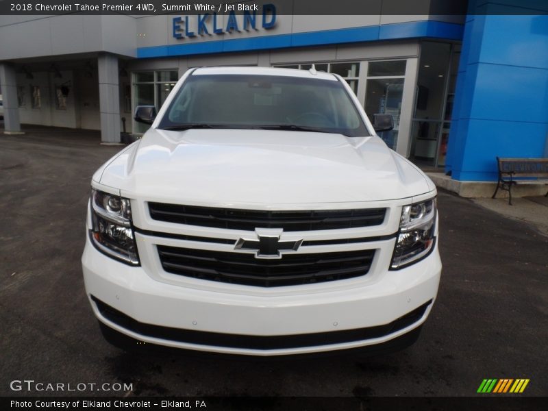 Summit White / Jet Black 2018 Chevrolet Tahoe Premier 4WD