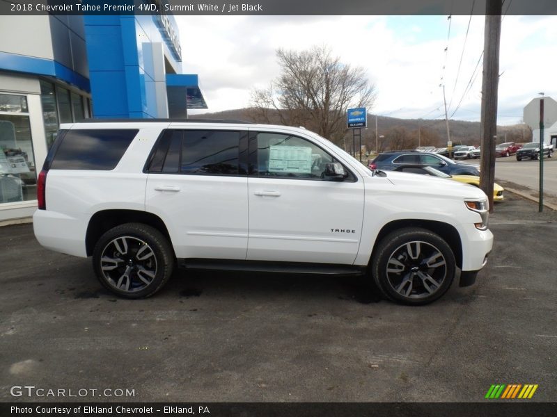 Summit White / Jet Black 2018 Chevrolet Tahoe Premier 4WD