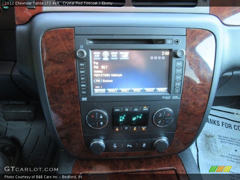 Crystal Red Tintcoat / Ebony 2012 Chevrolet Tahoe LTZ 4x4