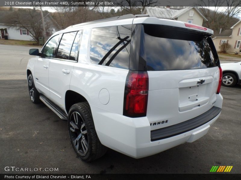 Summit White / Jet Black 2018 Chevrolet Tahoe Premier 4WD