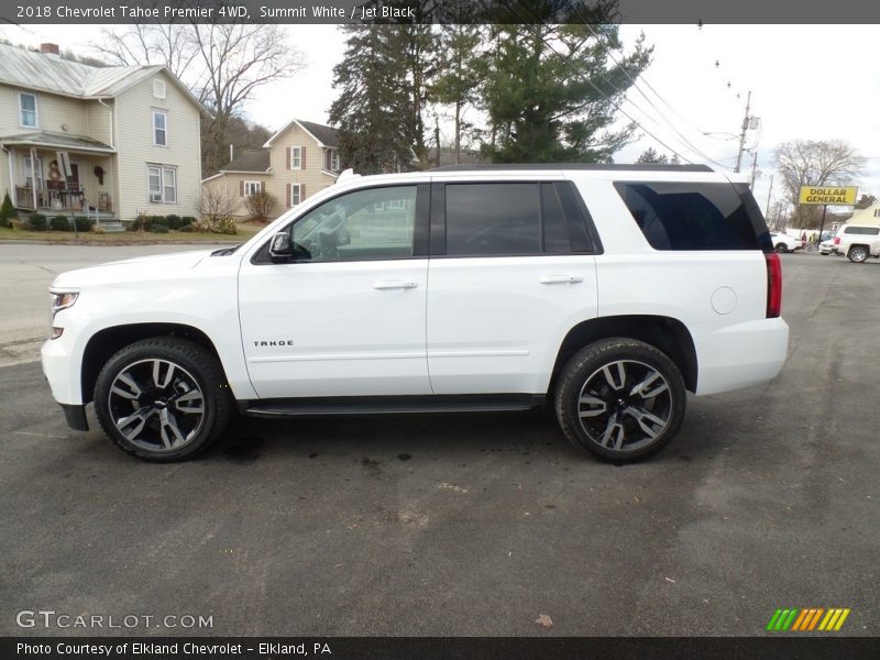 Summit White / Jet Black 2018 Chevrolet Tahoe Premier 4WD