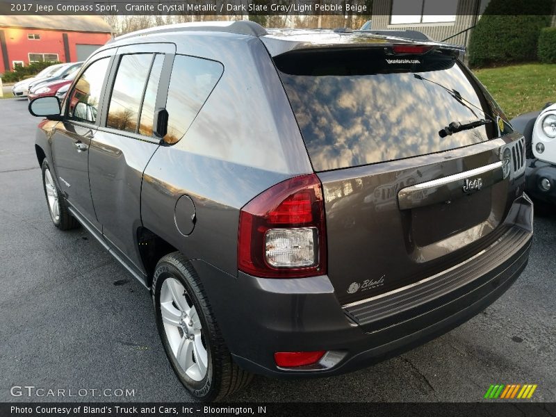 Granite Crystal Metallic / Dark Slate Gray/Light Pebble Beige 2017 Jeep Compass Sport